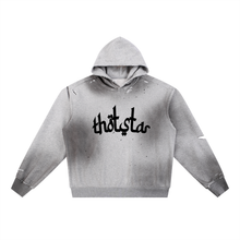 Load image into Gallery viewer, THOTSTAR Sun Fade Frayed Fleece Hoodie