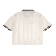 Load image into Gallery viewer, THOTSTAR Contrast Stripes Polo Collar T-Shirt