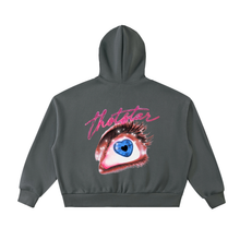 Load image into Gallery viewer, THOTSTAR Fleeced Full-Zip Boxy Hoodie