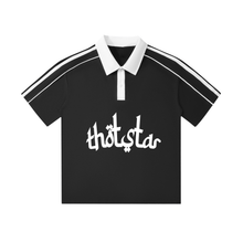 Load image into Gallery viewer, THOTSTAR Contrast Collar Short-Sleeve Polo Shirt