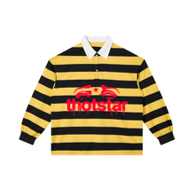 Load image into Gallery viewer, THOTSTAR Color Block Stripe Polo Shirt