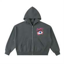 Load image into Gallery viewer, THOTSTAR Fleeced Full-Zip Boxy Hoodie
