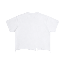 Load image into Gallery viewer, THOTSTAR Vintage Wash Boxy Distressed Hem T-Shirt
