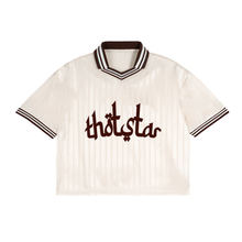 Load image into Gallery viewer, THOTSTAR Contrast Stripes Polo Collar T-Shirt

