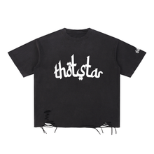 Load image into Gallery viewer, THOTSTAR Snow Washed Raw-Hem T-Shirt
